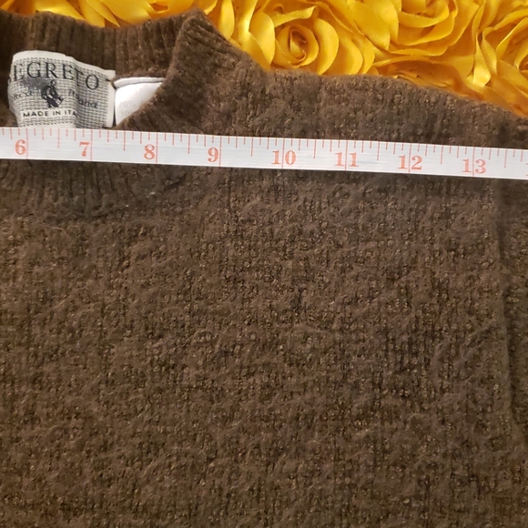 Made In Italy Brown Fleece Crewneck - Picture 3 of 5